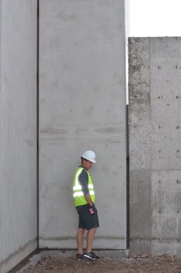 Athletic center hard-hat tour, August 2018