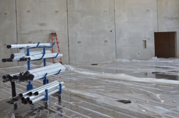 Athletic center hard-hat tour, August 2018