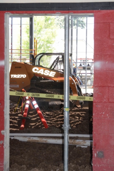 Athletic center hard-hat tour, August 2018