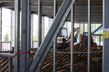 Athletic center hard-hat tour, August 2018