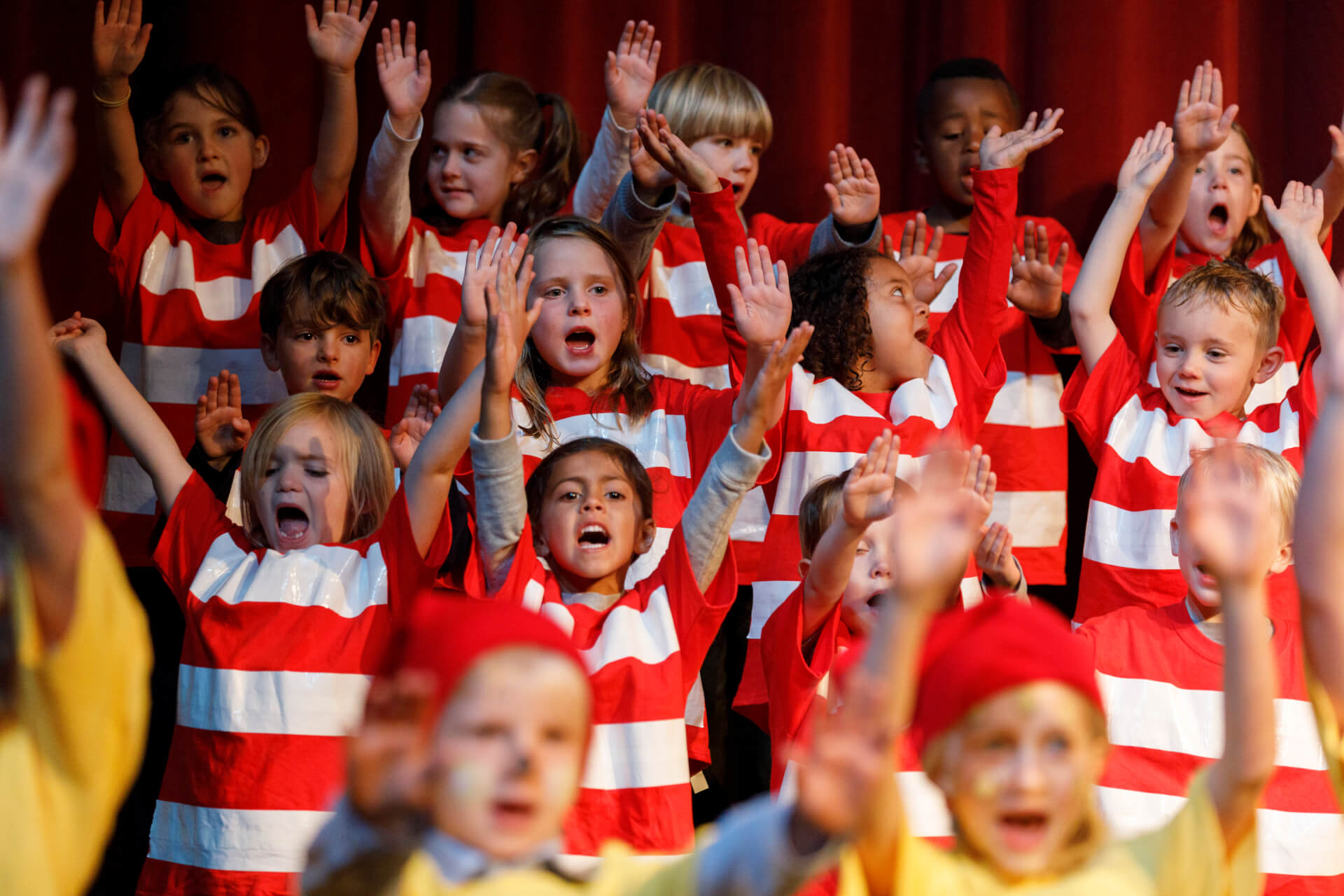 Kindergarten and First Grade Musical performance of Dr. Seuss at Colorado Academy