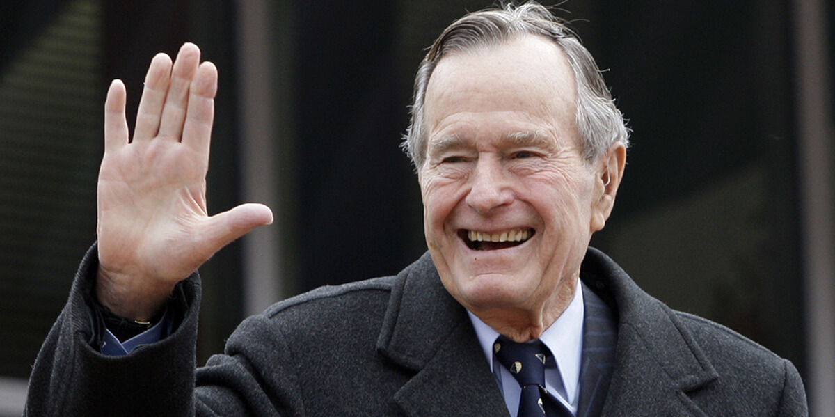 President George H.W. Bush (Photo credit: Eric Gay/ AP/ Shutterstock)