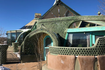 he Phoenix Earthship exterior in Taos, New Mexico. Photo by Adam Meltzer