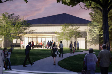 Rendering of Colorado Academy’s Leach Center for the Performing Arts.