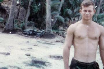 Jack Leebron '67 in Vietnam