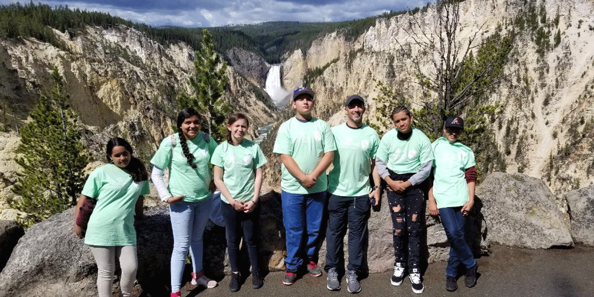 Eighth Grade students in Horizons at CA visited Broken Arrow Ranch in Wyoming and made a trip to Yellowstone National Park.
