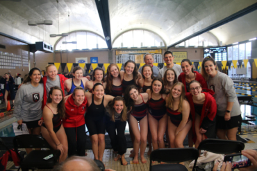 CA Swim Team 2020 wtih Coaches- 4th place finish (1)