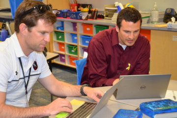 CA teachers practice using Zoom to teach students online.